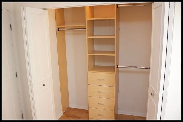 view of closet
