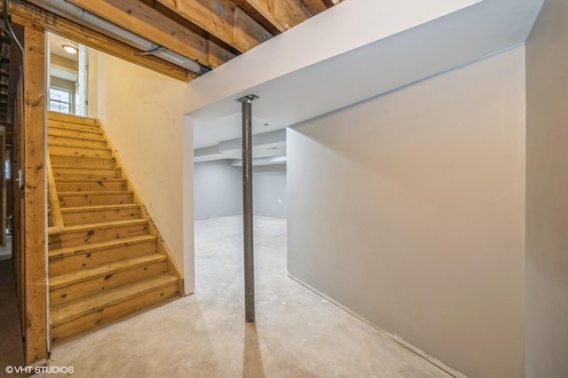 3140 Juniper Ct, Lynwood, IL 60411 - finished below grade area featuring stairway