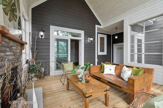 1124 Blackhawk Ave, Mchenry, IL 60051 - view of wooden terrace