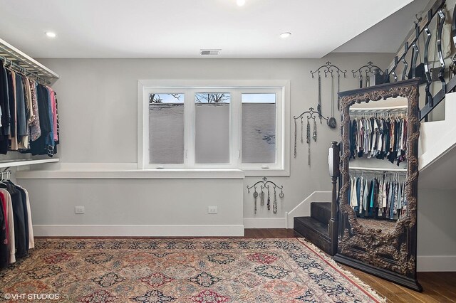 1124 Blackhawk Ave, Mchenry, IL 60051 - spacious closet with wood finished floors