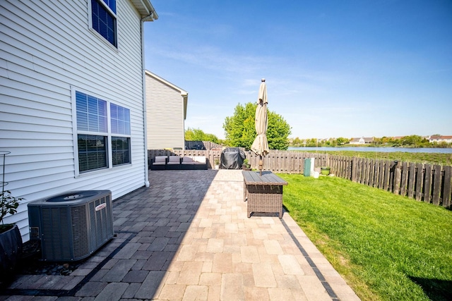 2650 Carlisle Ln, Hampshire, IL 60140 - view of patio with central AC unit and outdoor lounge area