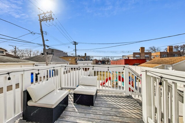 7715 W Patterson Ave, Chicago, IL 60634 - view of deck