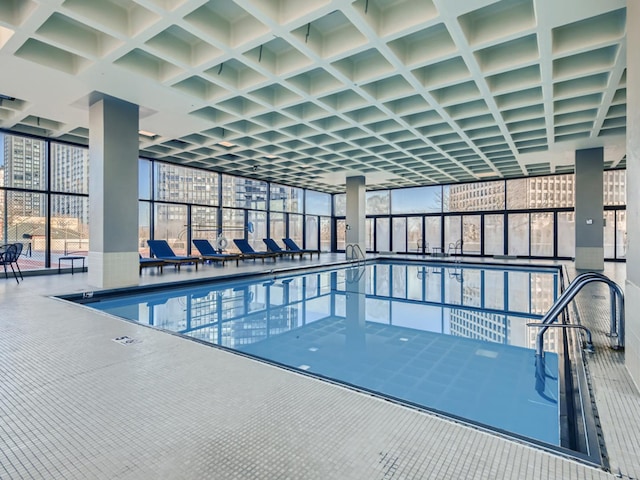 view of indoor pool