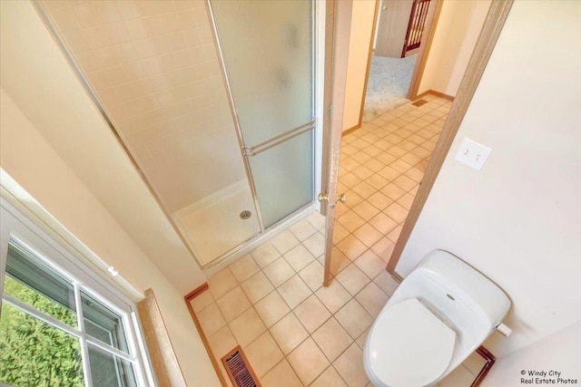 319 E Theodore Ln, Itasca, IL 60143 - full bathroom with tile patterned flooring and a shower stall