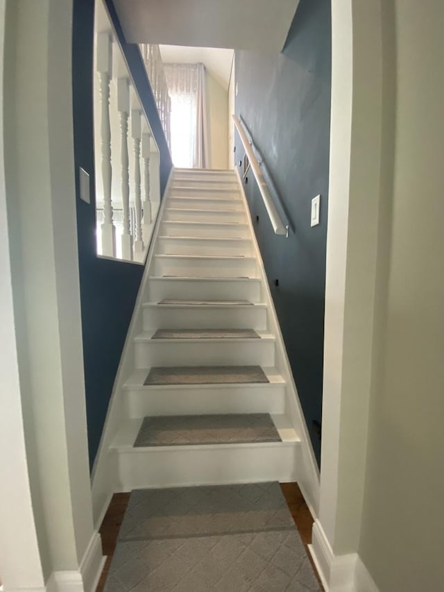 view of staircase