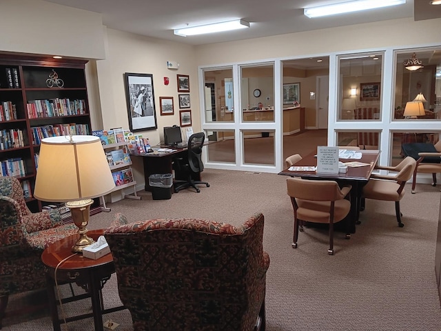office with carpet