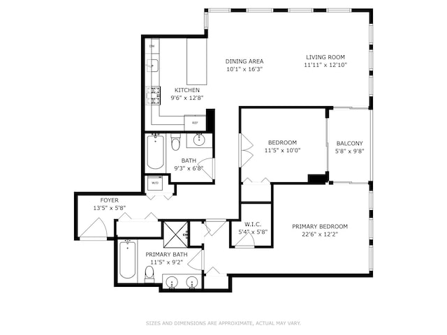 1250 S Michigan Ave Unit 1502, Chicago, IL 60605 - room layout
