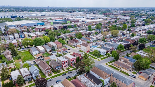 aerial view of property and surrounding area