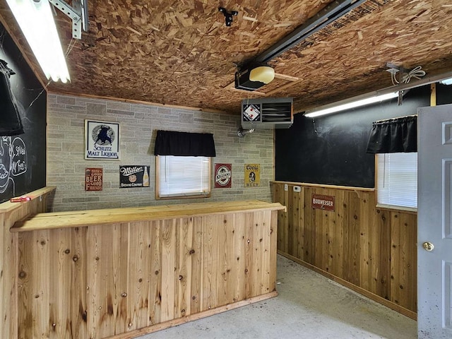 506 S 8th St, Oregon, IL 61061 - indoor dry bar featuring wooden walls