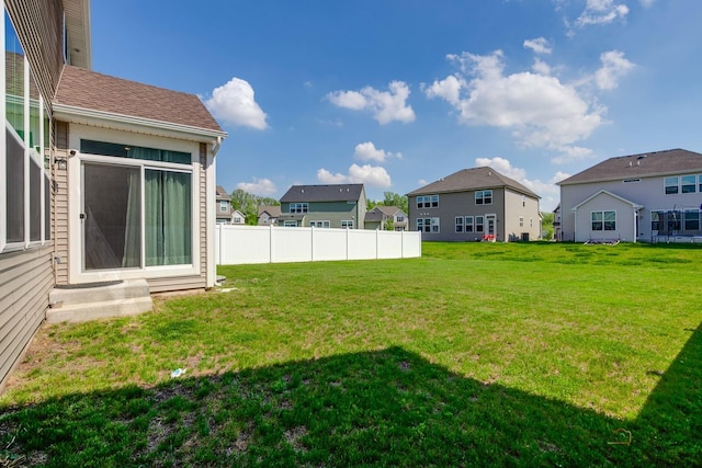1027 Button Bush St, South Elgin, IL 60177 - view of yard featuring a residential view and entry steps