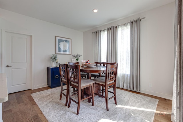 1027 Button Bush St, South Elgin, IL 60177 - dining room with wood finished floors, baseboards, and recessed lighting