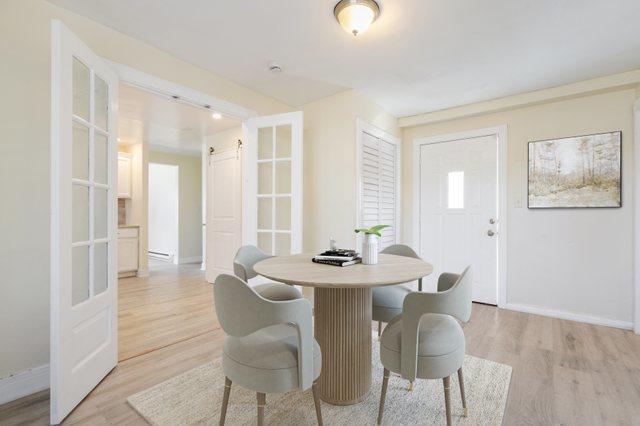 292 W 17th St, Chicago Heights, IL 60411 - dining space with baseboards and light wood-type flooring