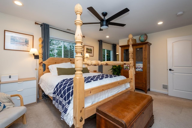 18450 W Streamwood Ct, Gurnee, IL 60031 - carpeted bedroom featuring recessed lighting and baseboards