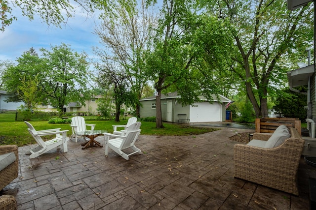18450 W Streamwood Ct, Gurnee, IL 60031 - view of patio / terrace featuring an outdoor structure