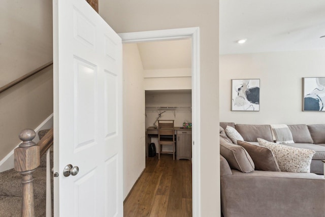 living room featuring wood finished floors