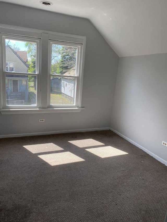 11809 S Lafayette Ave, Chicago, IL 60628 - additional living space featuring lofted ceiling, carpet, and baseboards