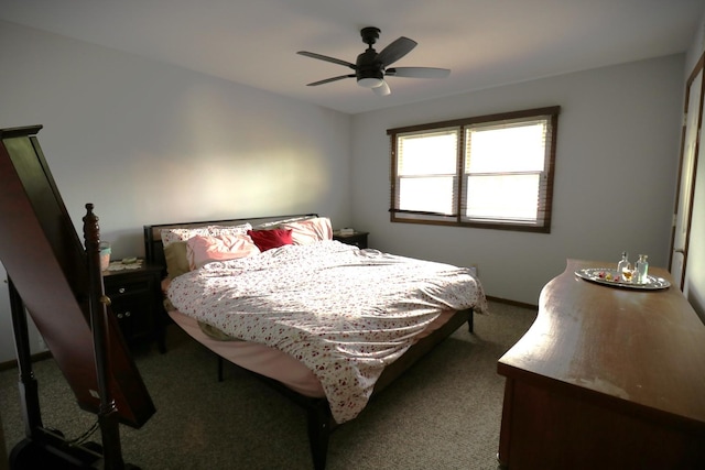 2210 Sandburg Dr, Aurora, IL 60506 - bedroom with carpet flooring and ceiling fan