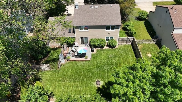 2210 Sandburg Dr, Aurora, IL 60506 - view from above of property