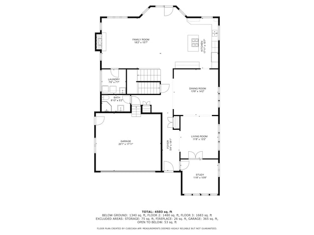 220 Kings Ct, La Grange Park, IL 60526 - room layout