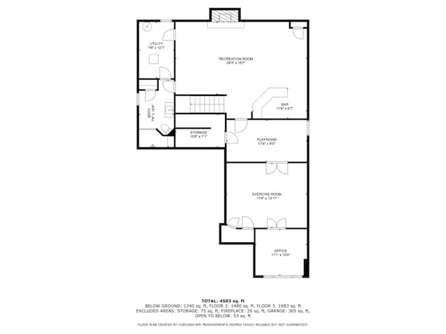 220 Kings Ct, La Grange Park, IL 60526 - property floor plan