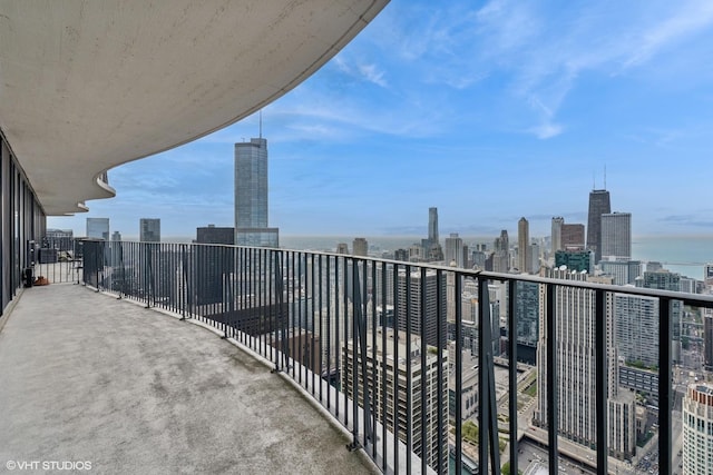 225 N Columbus Dr Unit 6204, Chicago, IL 60601 - balcony with a view of skyline