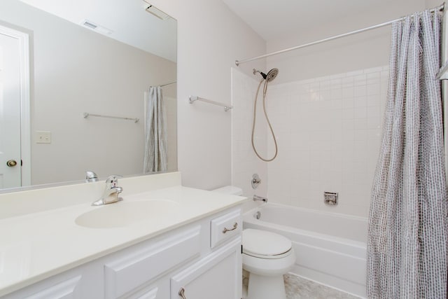 1402 Orange Ct Unit D, Mount Prospect, IL 60056 - bathroom featuring vanity, toilet, and shower / tub combo