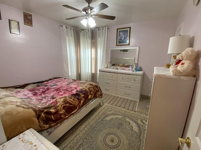 3846 Brummel St, Skokie, IL 60076 - bedroom with a ceiling fan