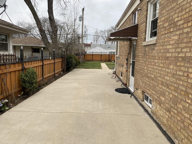 3846 Brummel St, Skokie, IL 60076 - view of patio / terrace featuring fence
