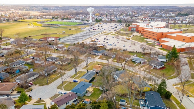 617 Tanglewood Dr, Streamwood, IL 60107 - aerial perspective of suburban area