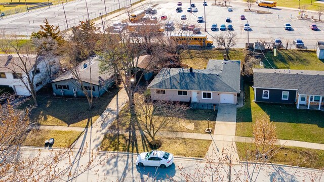 617 Tanglewood Dr, Streamwood, IL 60107 - view from above of property