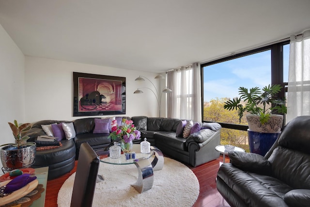 2605 S Indiana Ave Unit 402, Chicago, IL 60616 - living room featuring wood finished floors