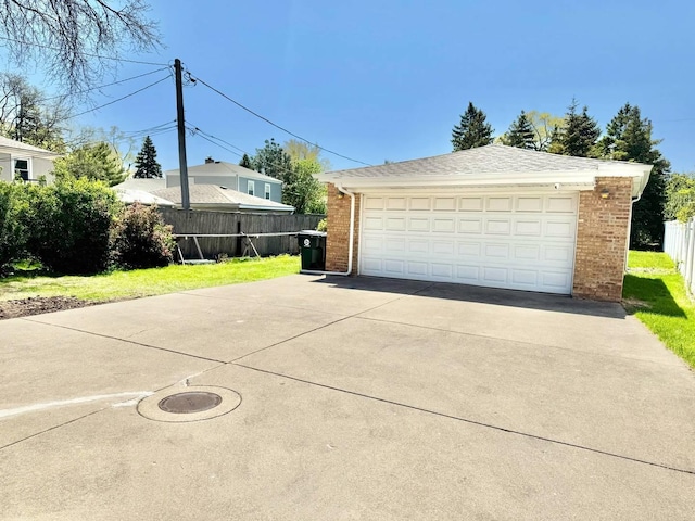 8344 N Milwaukee Ave, Niles, IL 60714 - detached garage featuring fence