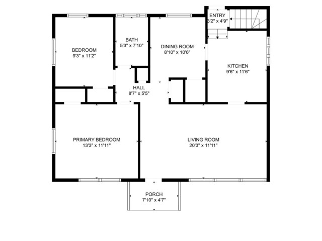 8344 N Milwaukee Ave, Niles, IL 60714 - room layout