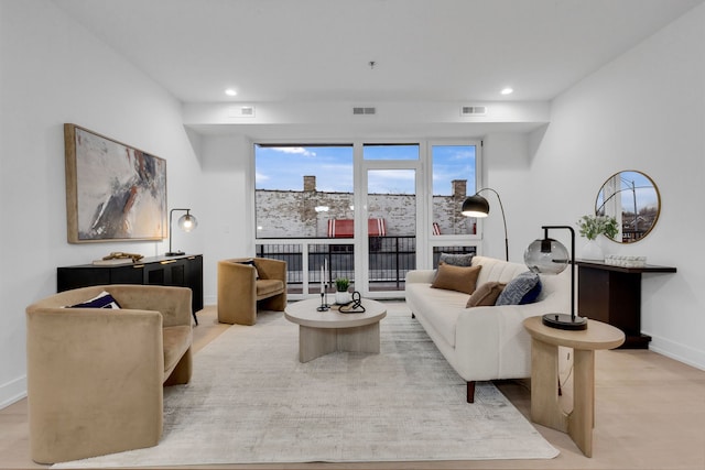 3204 N Kostner Ave Unit 307, Chicago, IL 60618 - living room with baseboards, recessed lighting, and healthy amount of natural light