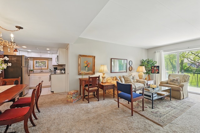 5540 Walnut Ave Unit 26C, Downers Grove, IL 60515 - living area with light colored carpet and recessed lighting