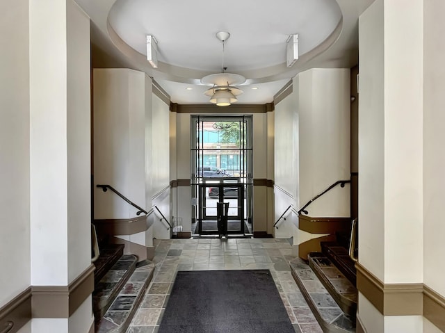 view of entrance foyer
