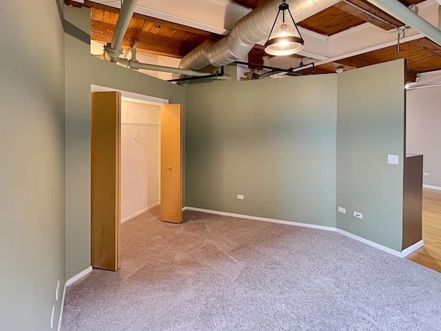420 S Clinton St Unit 416A, Chicago, IL 60607 - unfurnished bedroom featuring carpet floors and a closet