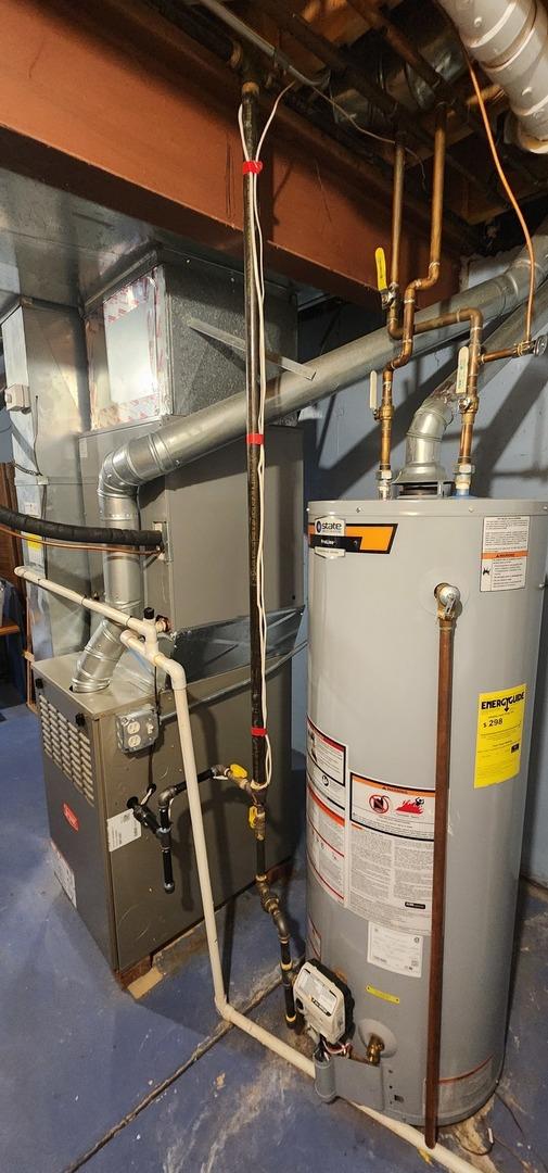 utilities with gas water heater