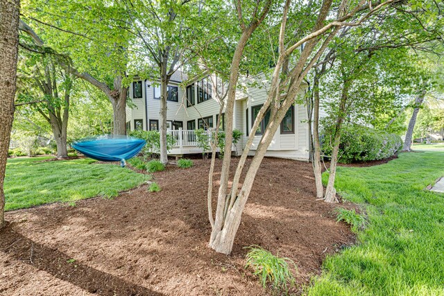 1565 Winberie Ct, Naperville, IL 60564 - rear view of house with a lawn