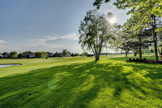1565 Winberie Ct, Naperville, IL 60564 - view of green lawn featuring a water view and golf course view