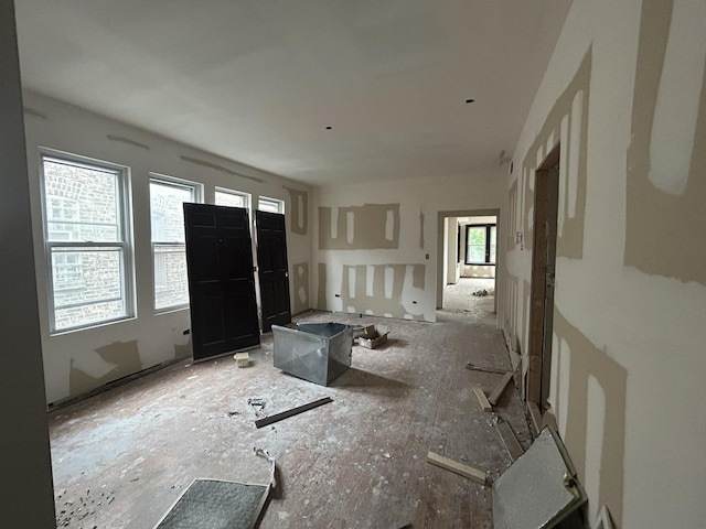 view of spare room