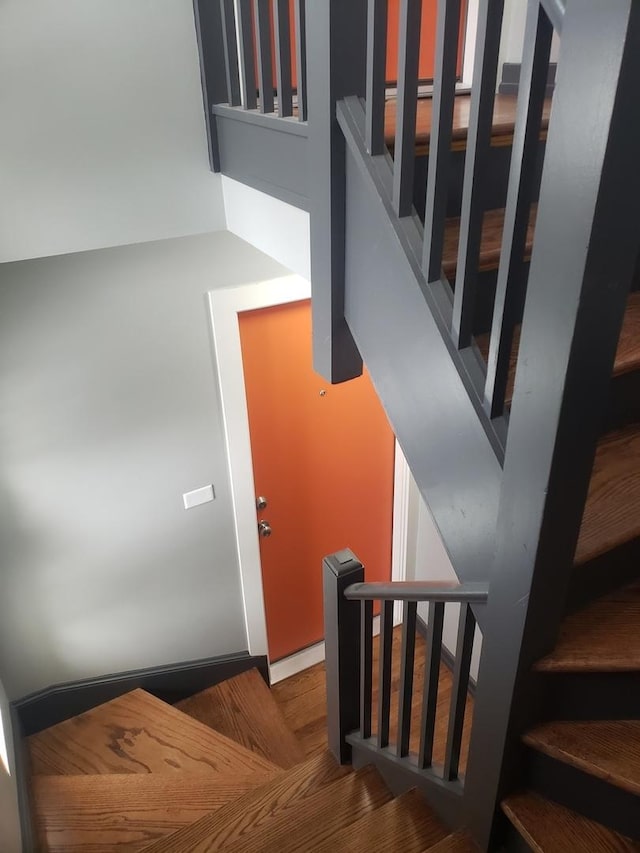 view of stairs