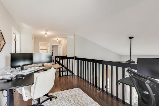 405 W Ivy Ln Unit 4A, Arlington Heights, IL 60004 - office area featuring wood finished floors