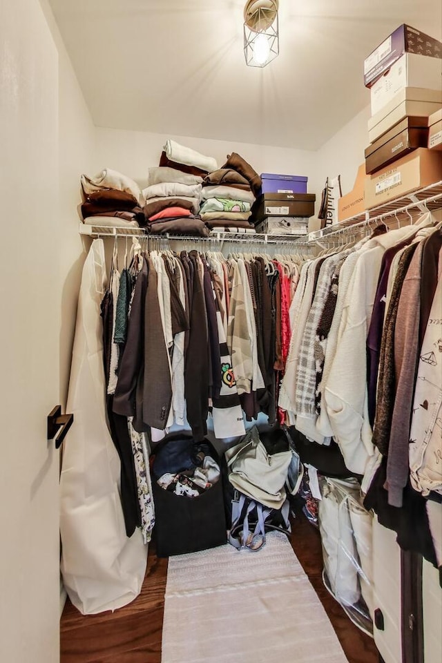 405 W Ivy Ln Unit 4A, Arlington Heights, IL 60004 - walk in closet with wood finished floors