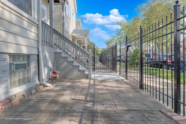 4240 S Campbell Ave, Chicago, IL 60632 - view of patio with stairs