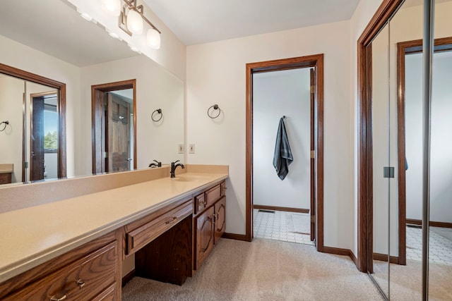 403 Tonelli Trl, Lockport, IL 60441 - bathroom with baseboards and vanity