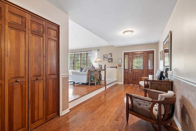 403 Tonelli Trl, Lockport, IL 60441 - foyer entrance featuring light wood finished floors