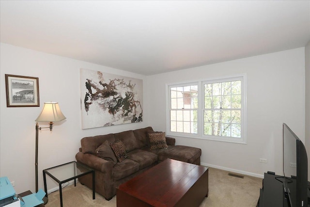 1608 W Ethans Glen Dr, Palatine, IL 60067 - living room featuring light colored carpet and baseboards