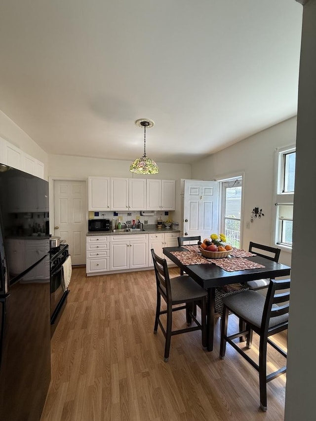 1723 N Richmond St, Chicago, IL 60647 - dining space featuring light wood finished floors