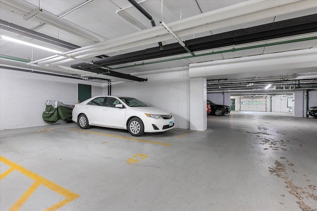 5255 N Riversedge Ter Unit 206, Chicago, IL 60630 - view of parking garage